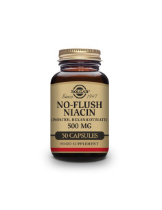 Niacina no ruborizante Vit. B3 500mg 50 vcaps Solgar